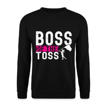 Drapeau agitant la fanfare garde de couleur - Sweat-shirt Unisexe - noir - Devant - Alina (178cm) & Michal (187cm)