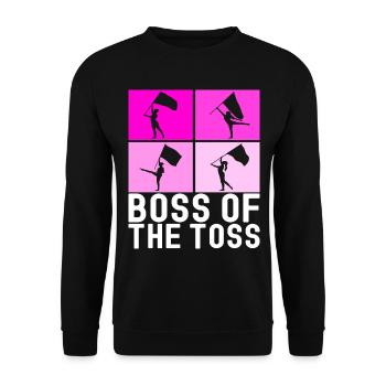 Drapeau agitant la fanfare garde de couleur - Sweat-shirt Unisexe - noir - Devant - Alina (178cm) & Michal (187cm)