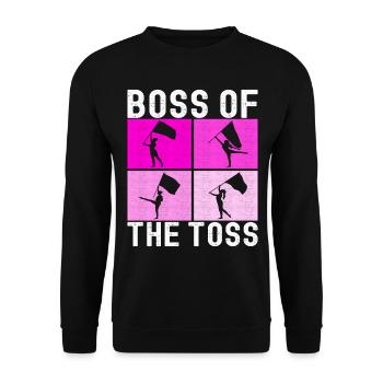 Drapeau agitant la fanfare garde de couleur - Sweat-shirt Unisexe - noir - Devant - Alina (178cm) & Michal (187cm)