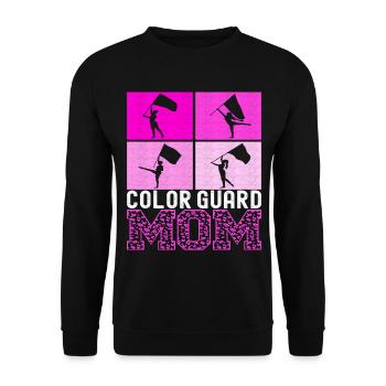 Drapeau agitant la fanfare garde de couleur - Sweat-shirt Unisexe - noir - Devant - Alina (178cm) & Michal (187cm)