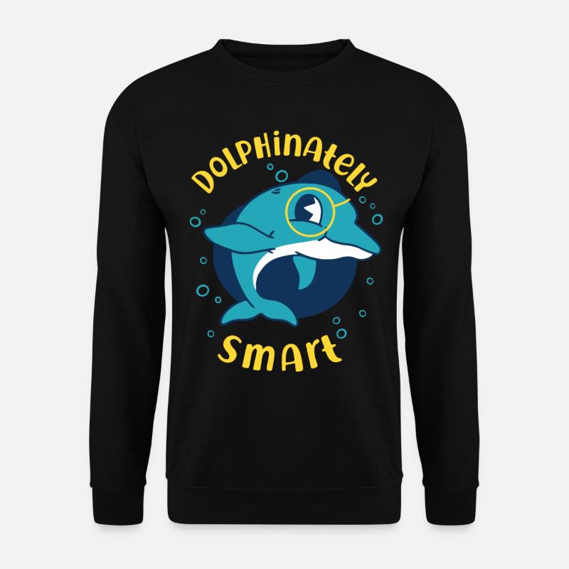 Dolphin Dolphinateley Smart - Unisex Pullover - Schwarz