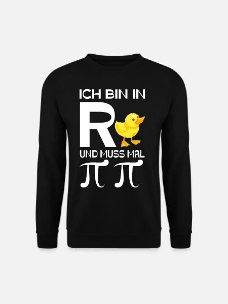 Ich bin in Rente und muss mal Pinkeln - Unisex Pullover - Schwarz