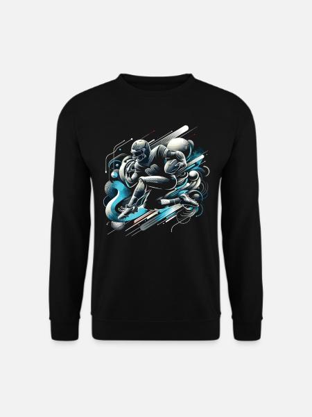 American Football Football Football Helm Football - Unisex Pullover - Schwarz