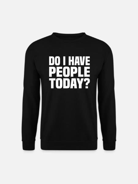 Misanthrope Antisocial Introvert - Unisex Sweatshirt - black