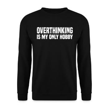 Misanthrop Menschenhasser Asozial Introvertiert - Unisex Pullover - Schwarz - Vorne - Alina (178cm) & Michal (187cm)