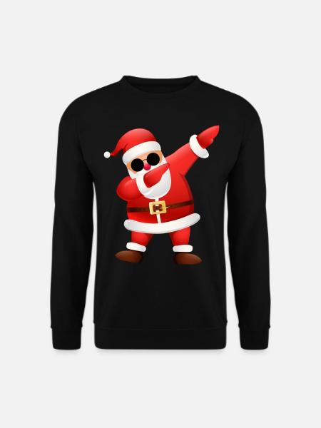 Dabbing Santa Claus - Unisex Sweatshirt - black