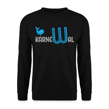 Cologne Carnival Carnival Confetti 5th Season - Unisex Sweatshirt - black - Front - Alina (178cm) & Michal (187cm)