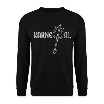 Cologne Carnival Carnival Confetti Carnival Fan - Unisex Sweatshirt - black - Front - Alina (178cm) & Michal (187cm)