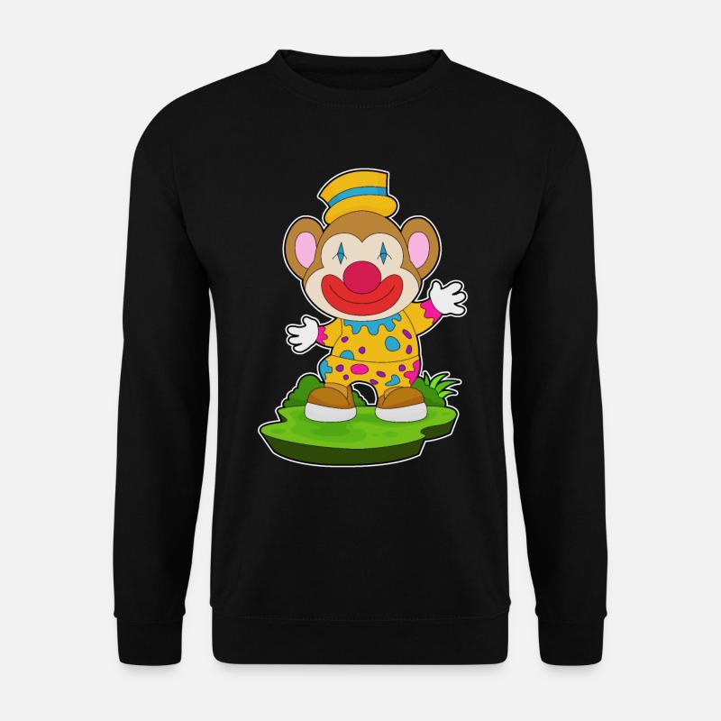 Monkey Clown - Unisex Sweatshirt - black