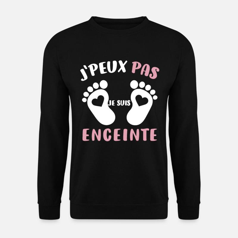 Cadeau Drôle Future Maman Annonce Grossesse - Sweat-shirt Unisexe - noir