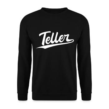 Retro Swoosh Job - Plate - Unisex Sweatshirt - black - Front - Alina (178cm) & Michal (187cm)