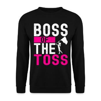 Drapeau agitant la fanfare garde de couleur - Sweat-shirt Unisexe - noir - Devant - Alina (178cm) & Michal (187cm)
