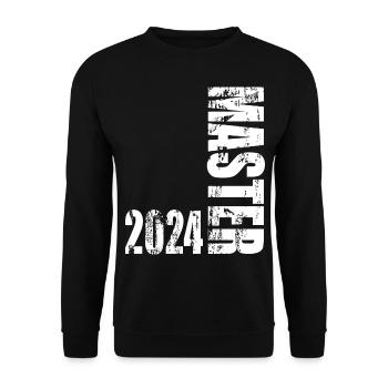 Master 2024 - Unisex Pullover - Schwarz - Vorne - Alina (178cm) & Michal (187cm)