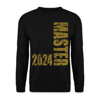 Master 2024 - Unisex Pullover - Schwarz - Vorne - Alina (178cm) & Michal (187cm)