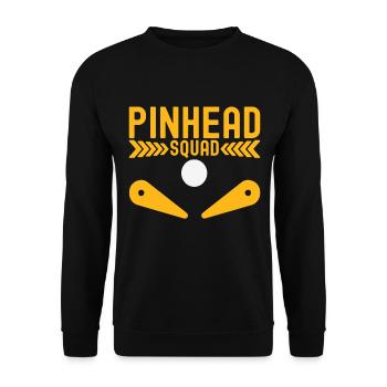 Pinball Flipper - Unisex Sweatshirt - black - Front - Alina (178cm) & Michal (187cm)