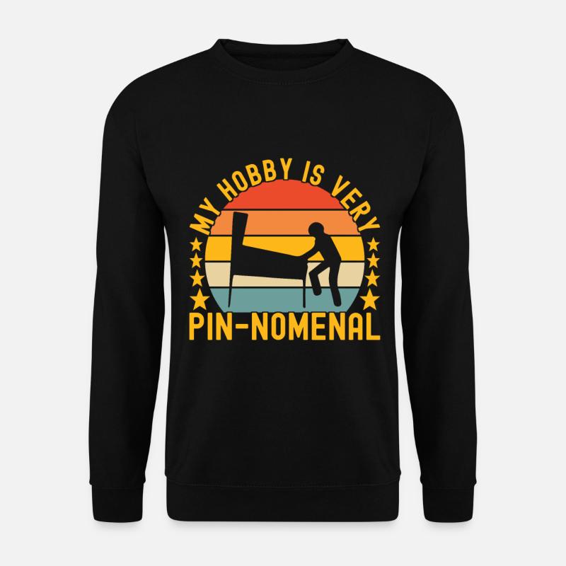 Pinball Flipper - Unisex Pullover - Schwarz