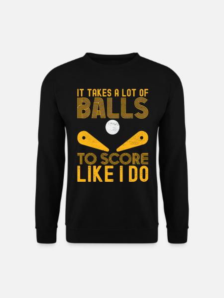 Pinball Flipper - Sweat-shirt Unisexe - noir