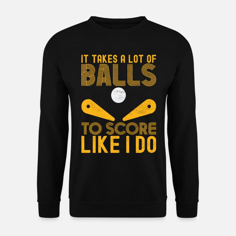 Pinball Flipper - Unisex Pullover - Schwarz