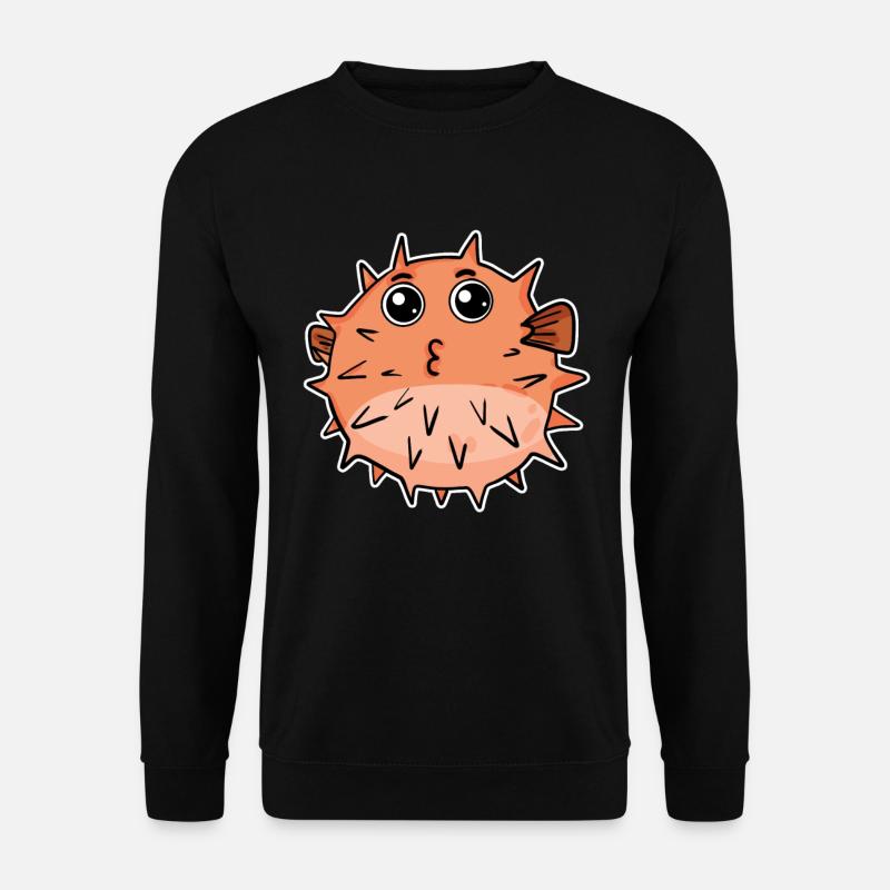 Poisson-globe - Sweat-shirt Unisexe - noir