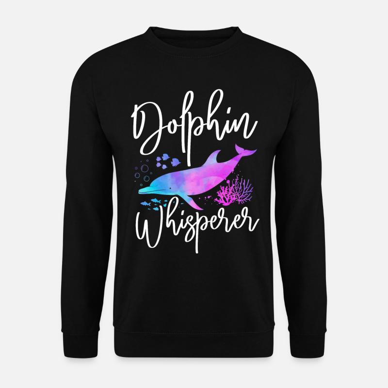 Dolphin Dolphin Whisperer - Unisex Sweatshirt - black