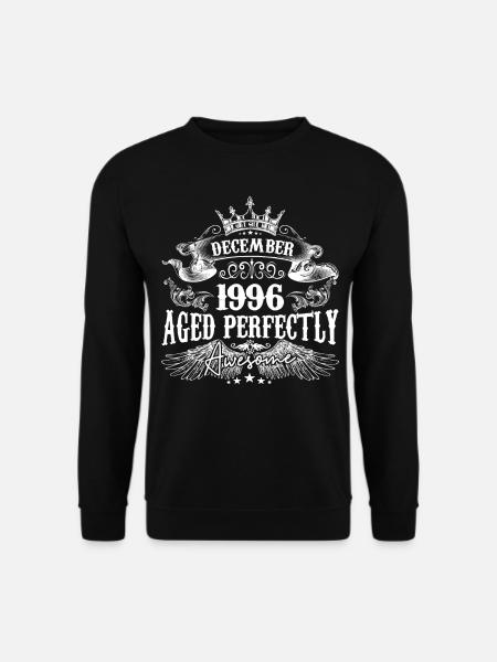 December 1996 Anniversary 1996 December - Unisex Sweatshirt - black