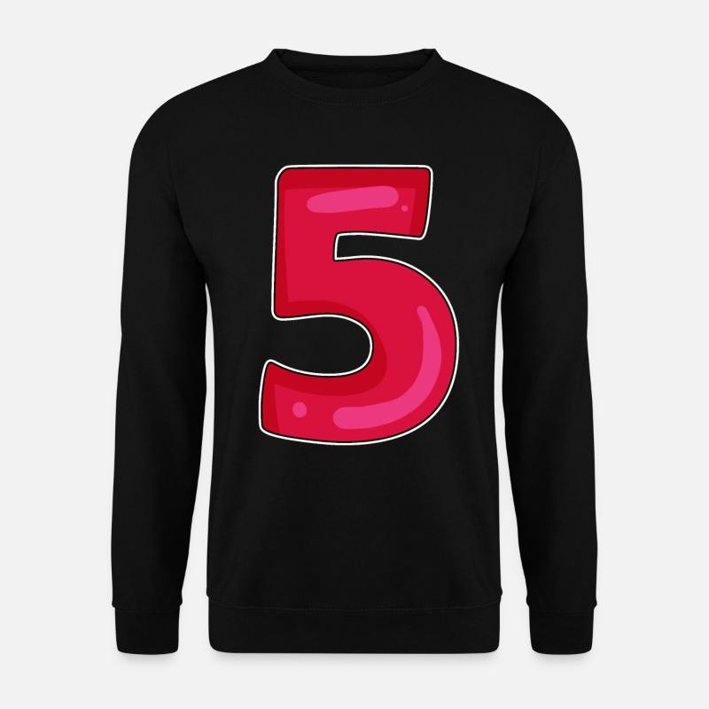 5 - Unisex Pullover - Schwarz