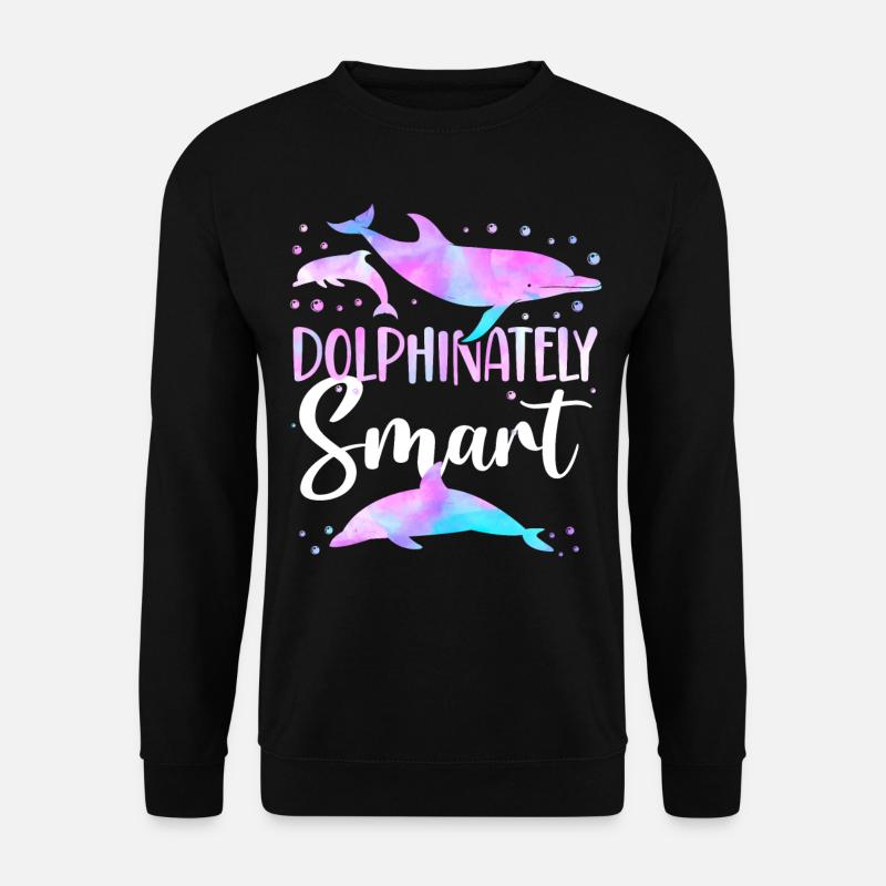 Dolphin Dolphinateley Smart - Unisex Pullover - Schwarz
