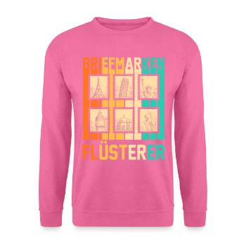 Philatelie Briefmarkensammlung Briefmarkensammler - Unisex Pullover - Pink - Vorne