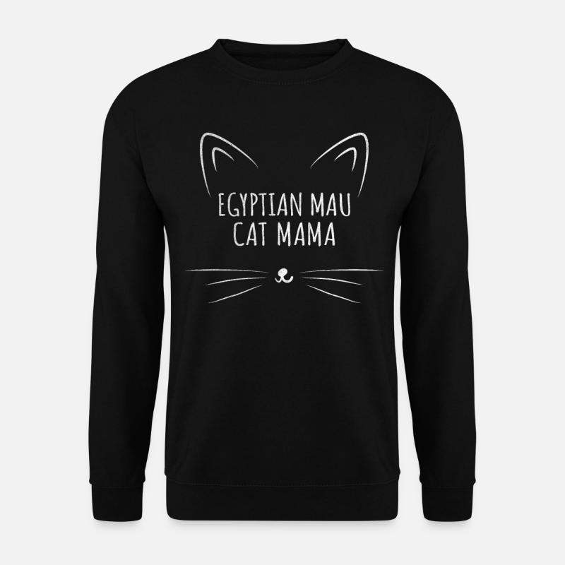 Egyptian Mau Cat Mom - Unisex Sweatshirt - black