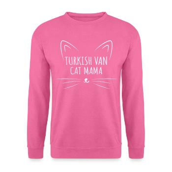 Turkish Van Cat Mom - Unisex Pullover - Pink - Vorne