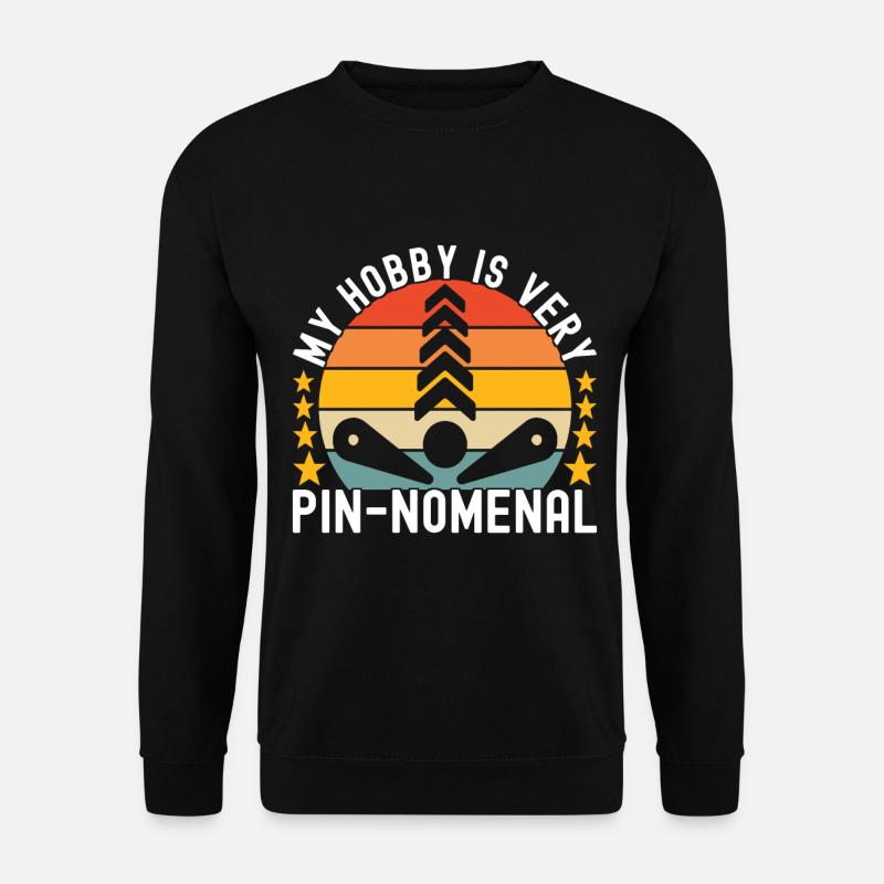 Pinball Flipper - Unisex Pullover - Schwarz