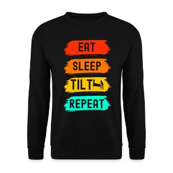 Pinball Flipper - Sweat-shirt Unisexe - noir - Devant - Alina (178cm) & Michal (187cm)