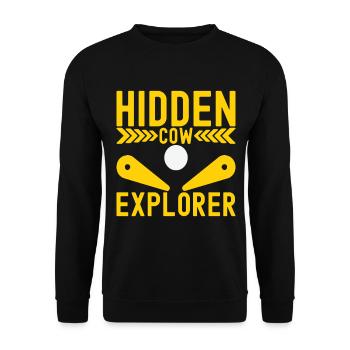 Pinball Flipper - Unisex Sweatshirt - black - Front - Alina (178cm) & Michal (187cm)