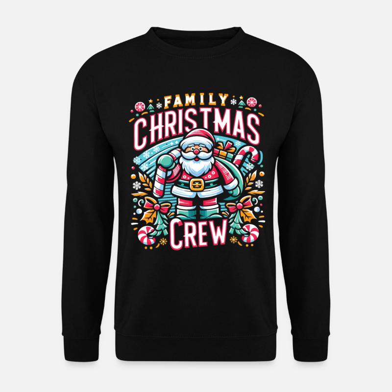 Family Christmas Crew - Unisex Sweatshirt - black