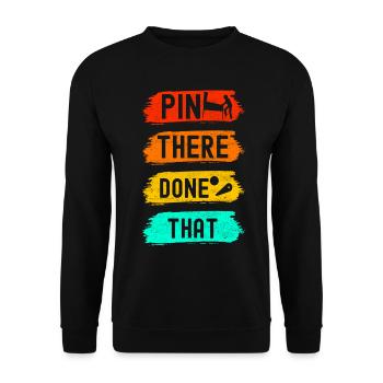 Pinball Flipper - Unisex Sweatshirt - black - Front - Alina (178cm) & Michal (187cm)