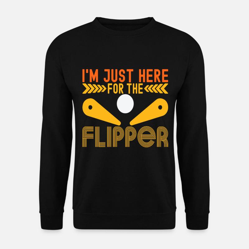 Pinball Flipper - Unisex Pullover - Schwarz