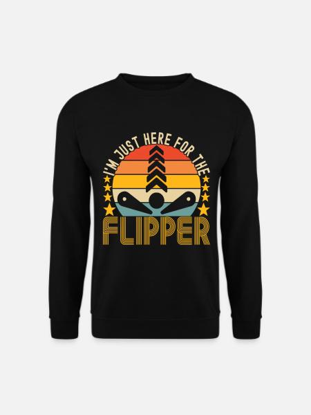 Pinball Flipper - Sweat-shirt Unisexe - noir