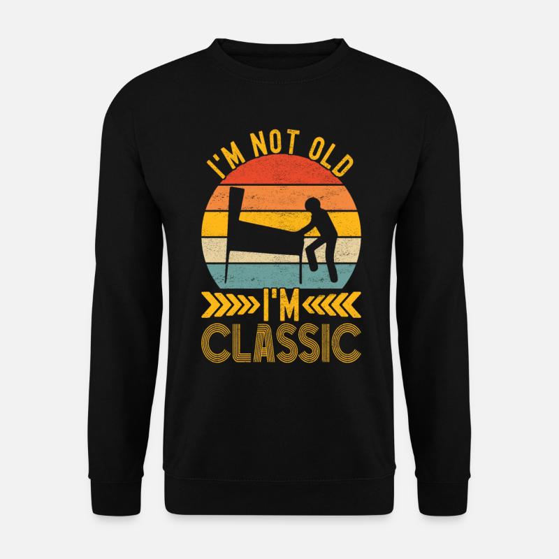 Pinball Flipper - Unisex Pullover - Schwarz
