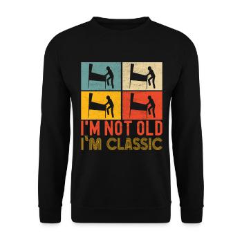 Pinball Flipper - Unisex Sweatshirt - black - Front - Alina (178cm) & Michal (187cm)