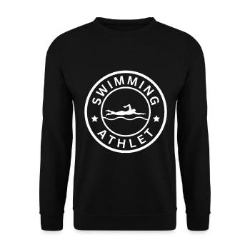 Nageurs Natation Natation Sports Idée - Sweat-shirt Unisexe - noir - Devant - Alina (178cm) & Michal (187cm)