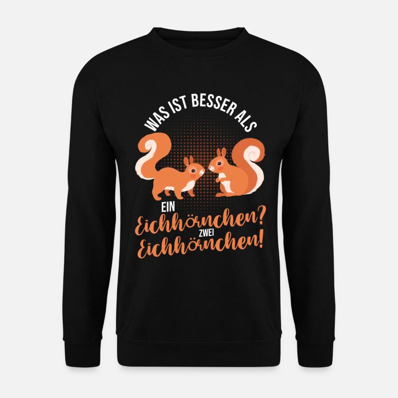Eichhörnchen - Unisex Pullover - Schwarz