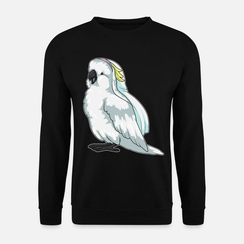 Parrot Bridal Veil Wedding - Unisex Sweatshirt - black