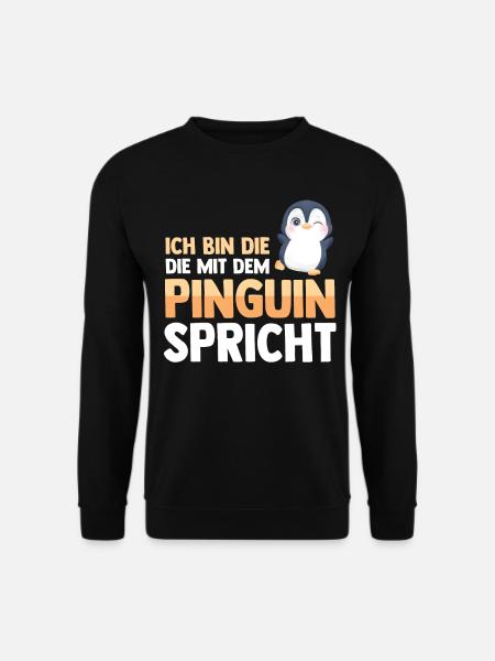Pinguin - Unisex Pullover - Schwarz