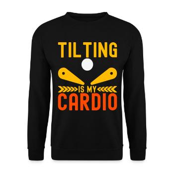 Pinball Flipper - Sweat-shirt Unisexe - noir - Devant - Alina (178cm) & Michal (187cm)