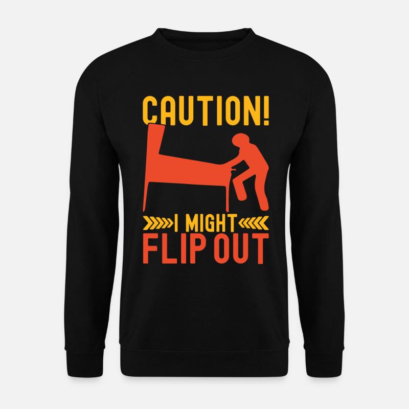 Pinball Flipper - Unisex Pullover - Schwarz