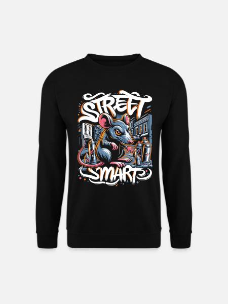 Rat : Art du graffiti - Sweat-shirt Unisexe - noir