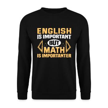 Meilleure idée de cadeau de pension pour les enseignants Étudiant - Sweat-shirt Unisexe - noir - Devant - Alina (178cm) & Michal (187cm)