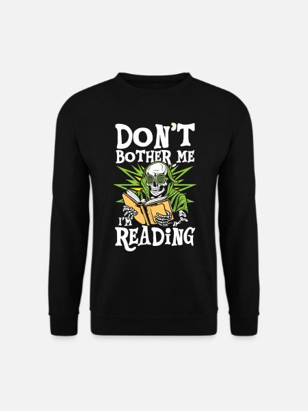 Stör mich nicht, ich lese | Club der begeisterten Leser - Unisex Pullover - Schwarz