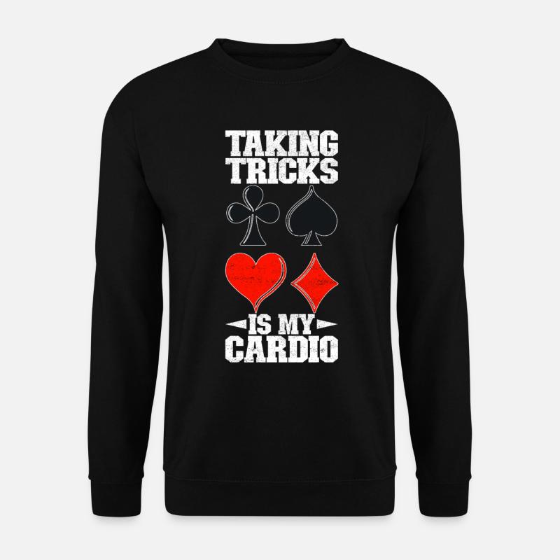 Binokel Pinochle - Unisex Pullover - Schwarz