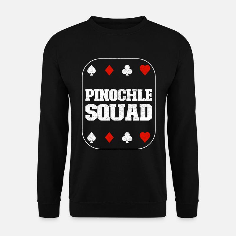 Binokel Pinochle - Unisex Pullover - Schwarz
